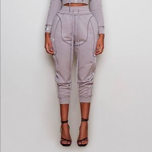 BBX Brand Crayon Gray Terry Sweat Pants